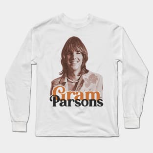 Gram Parsons // Outlaw Country Cosmic Americana Tribute Long Sleeve T-Shirt